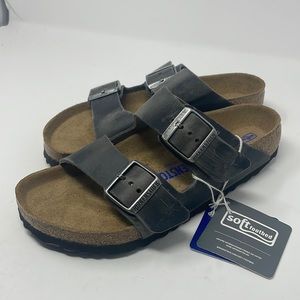 Birkenstock Women’s Gray Softbed Arizona Sandles Gray